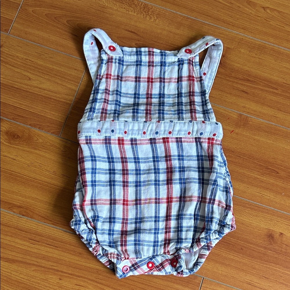 Oso & Me Reversible Frances Bubble Romper 6 months
